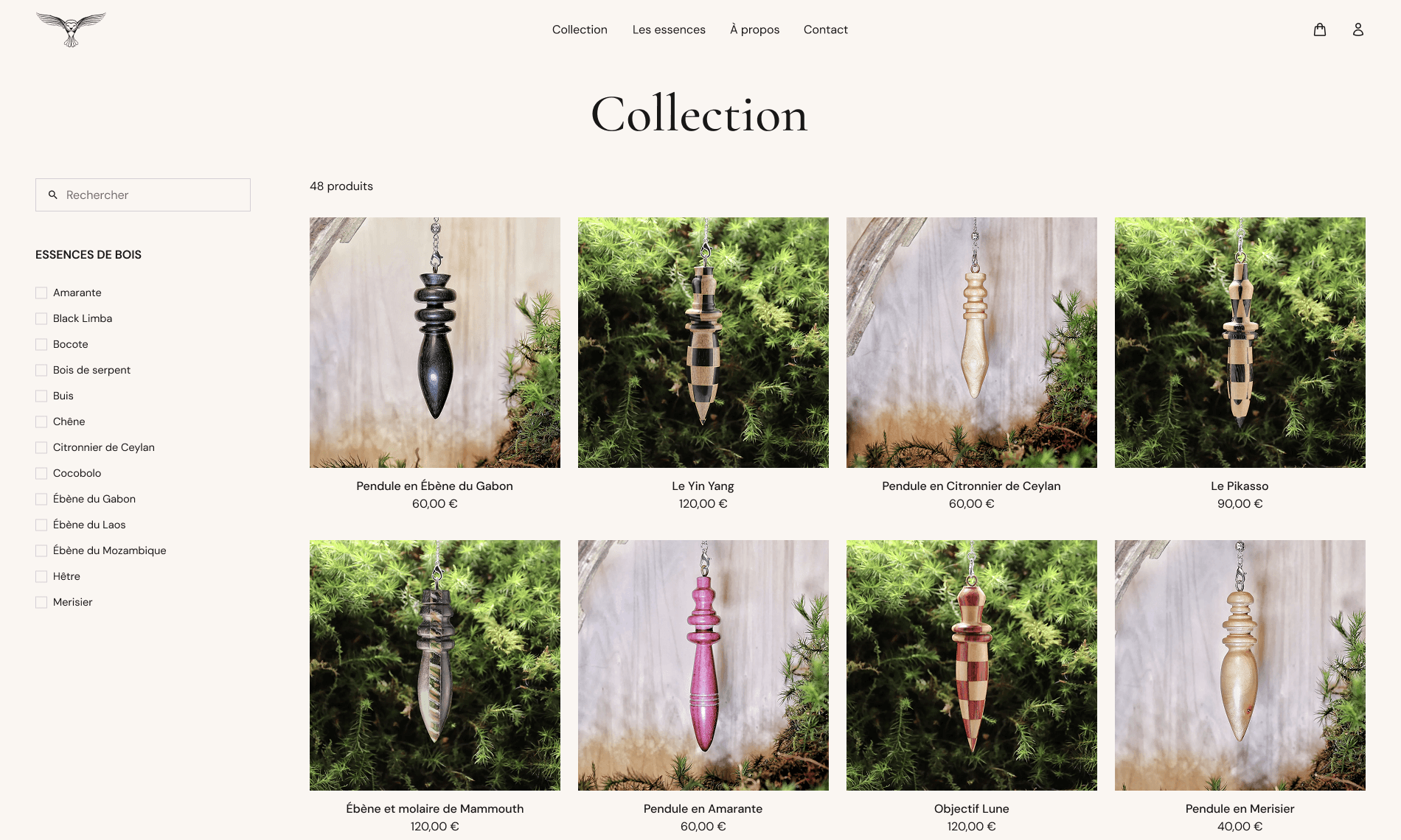 Illustration du site Les Pendules de Minerve