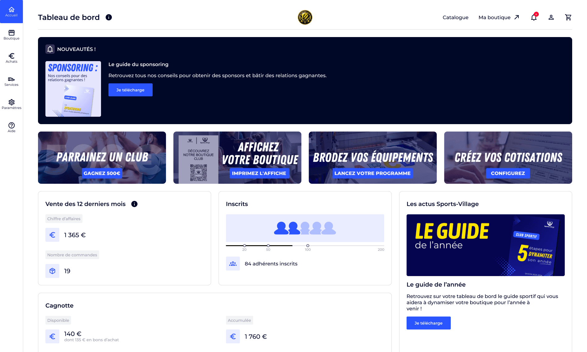 Illustration du site Sports-Village