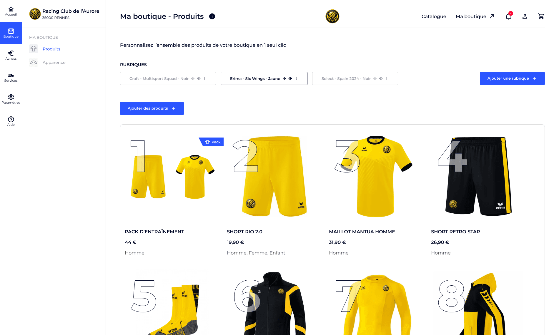 Illustration du site Sports-Village