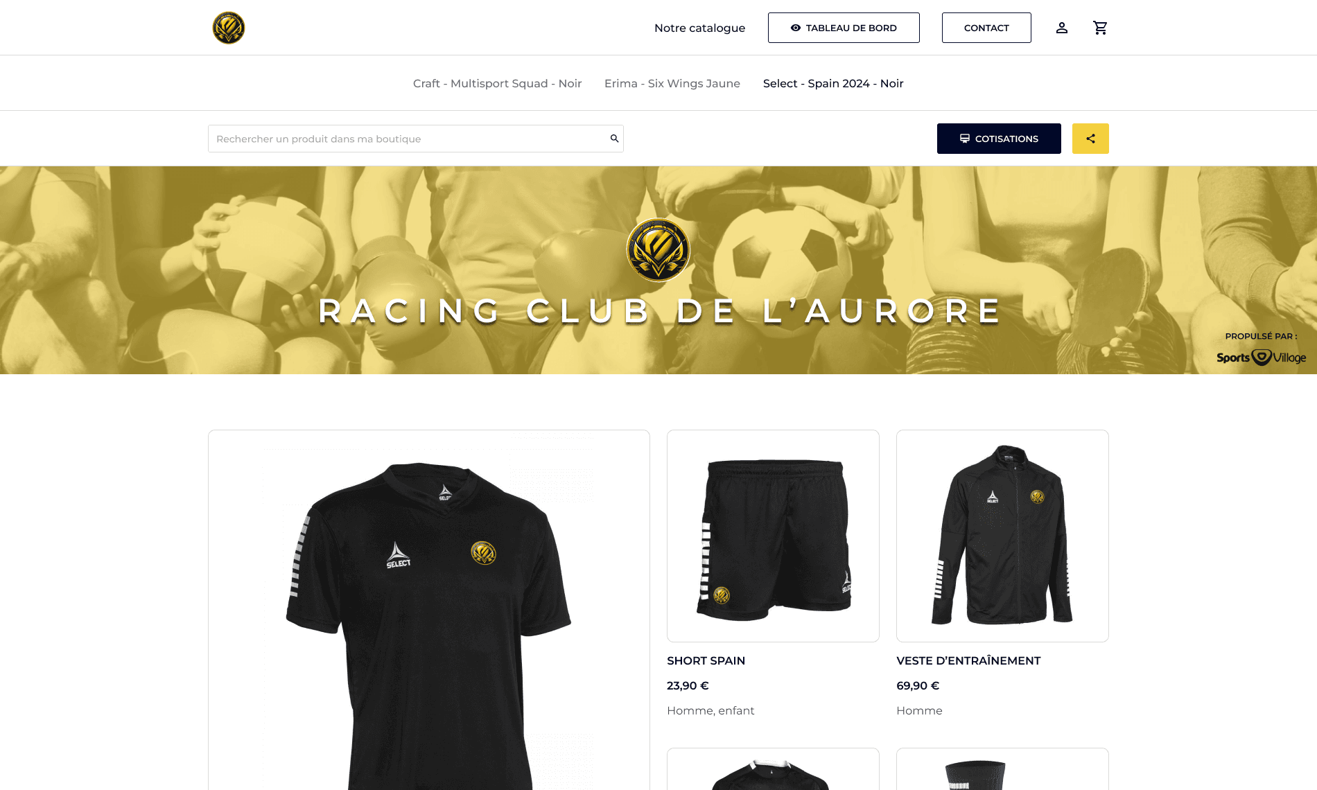 Illustration du site Sports-Village