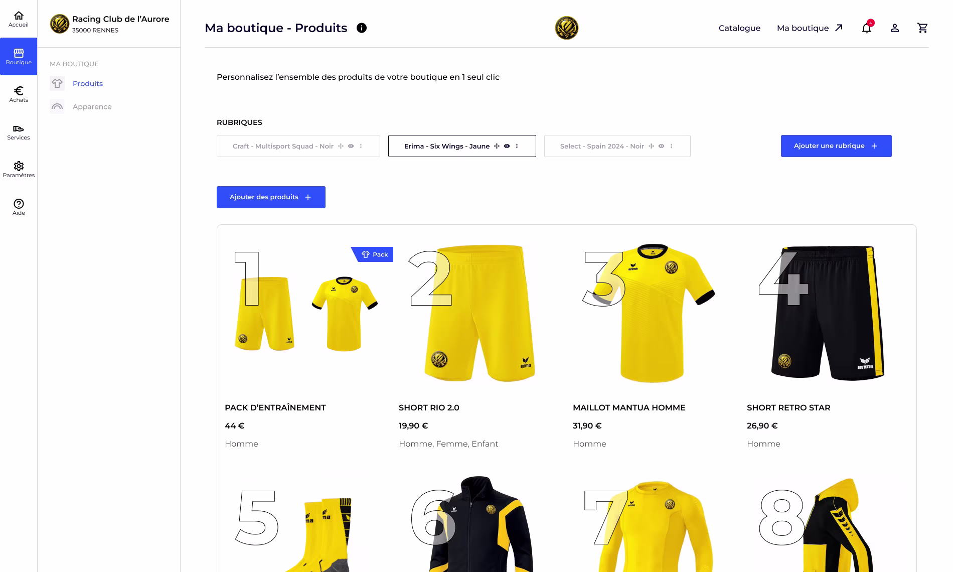 Illustration du site Sports-Village